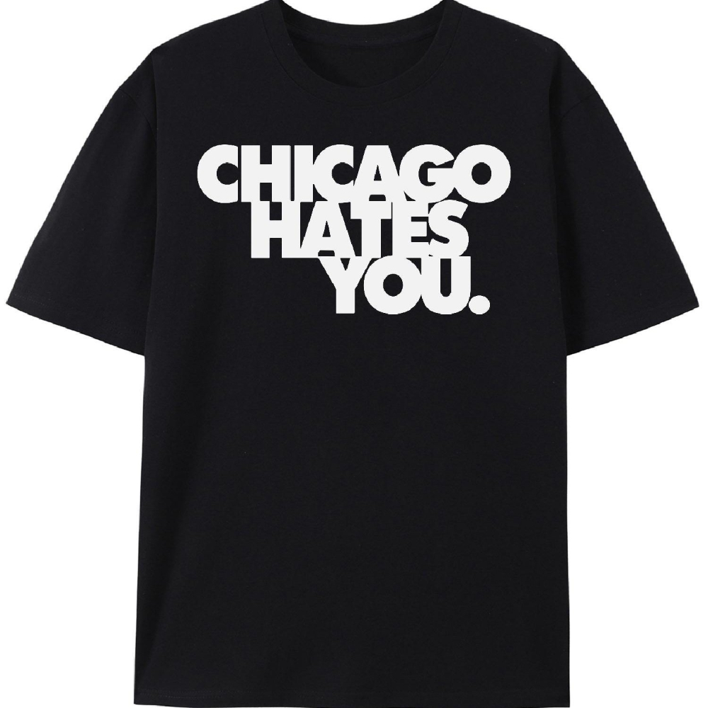 Street Fashion Chicago - تي شيرت Chief Keef Chicago Hate