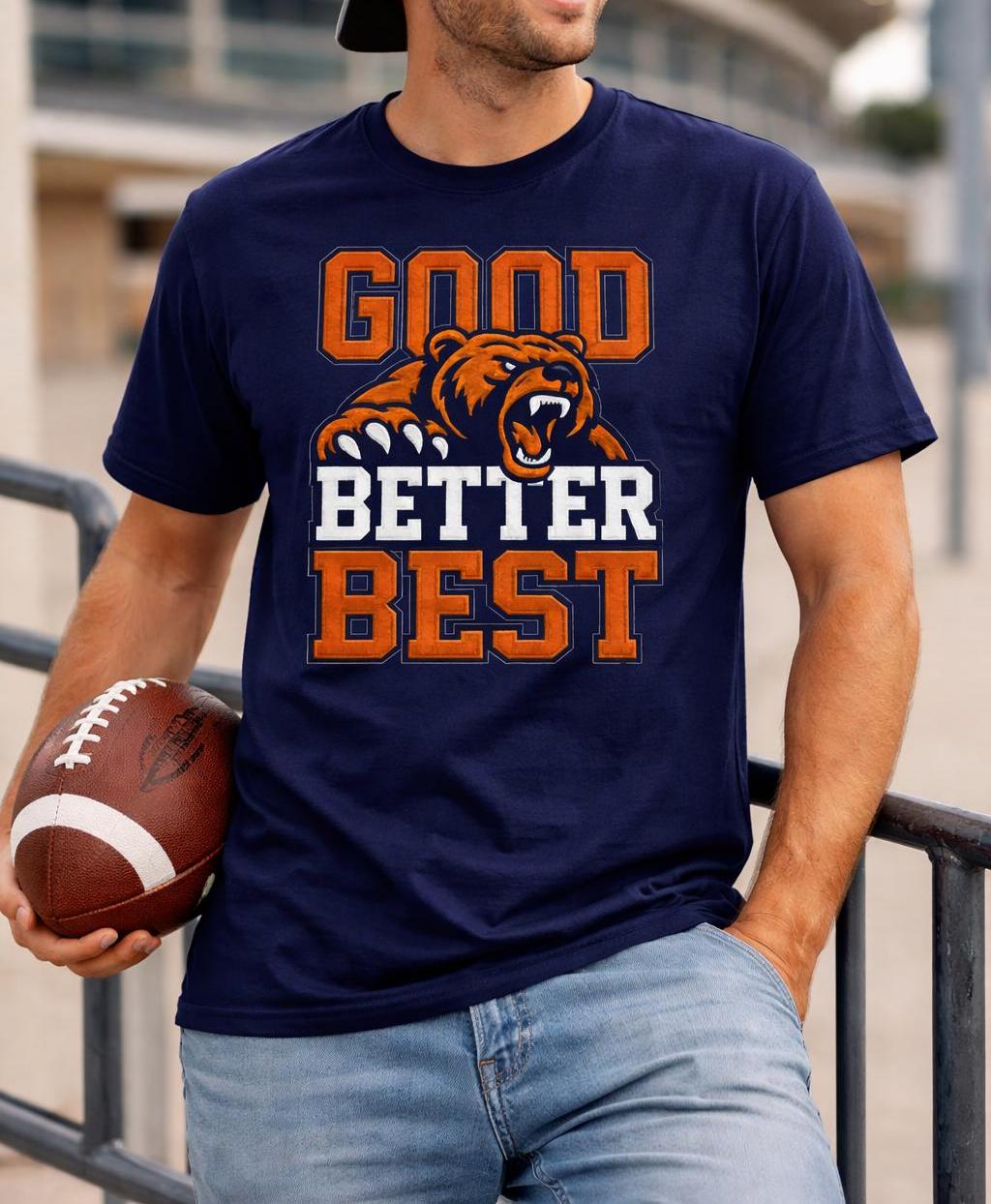 تي شيرت Good Better Best Bear  - مراجعة Street Fashion Chicago وسعره