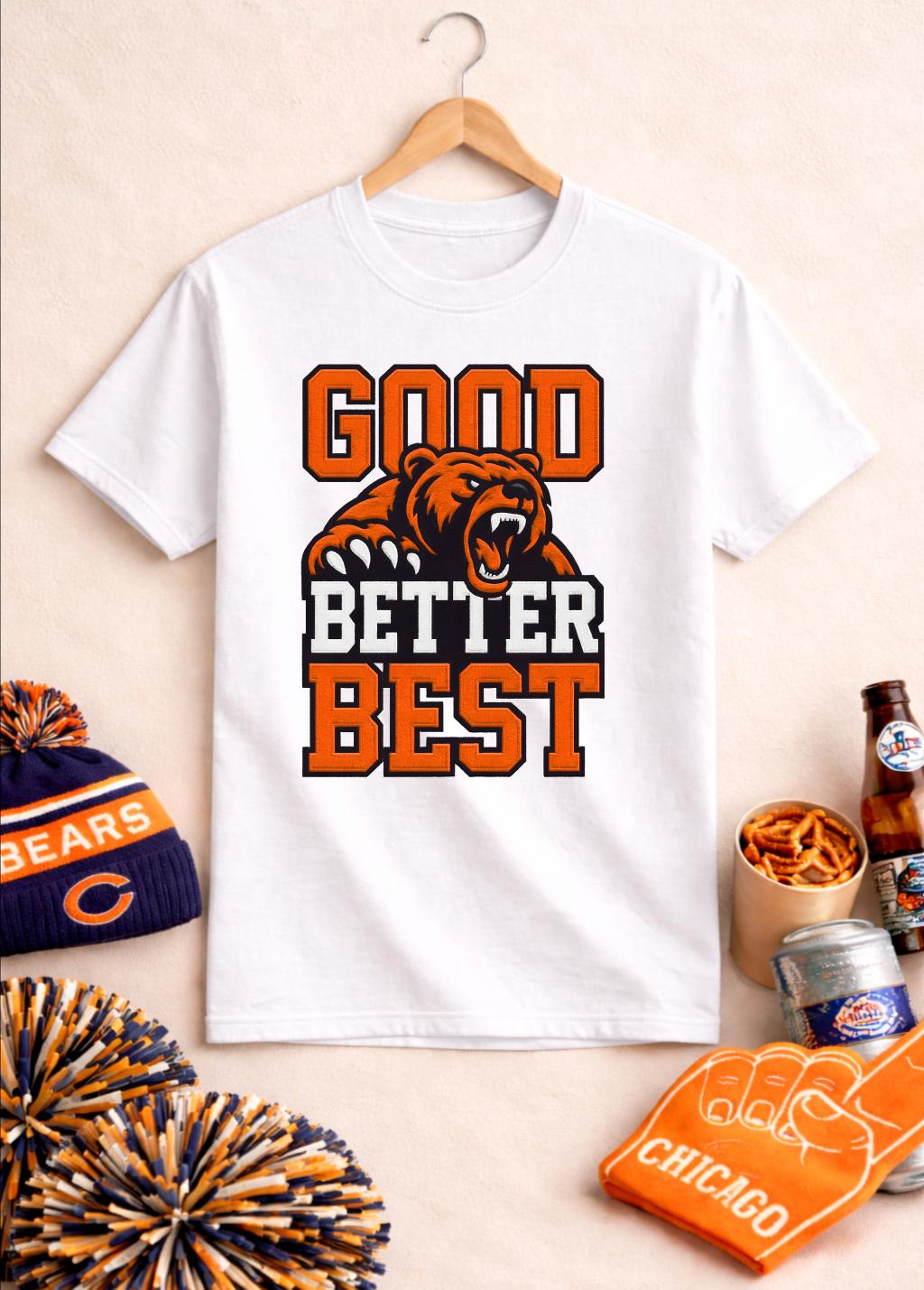 تي شيرت Good Better Best Bear  - مراجعة Street Fashion Chicago وسعره
