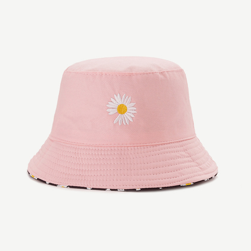 المرأة ديزي التطريز دلو القبعا - مراجعة Bucket Hat Embroidered وسعره