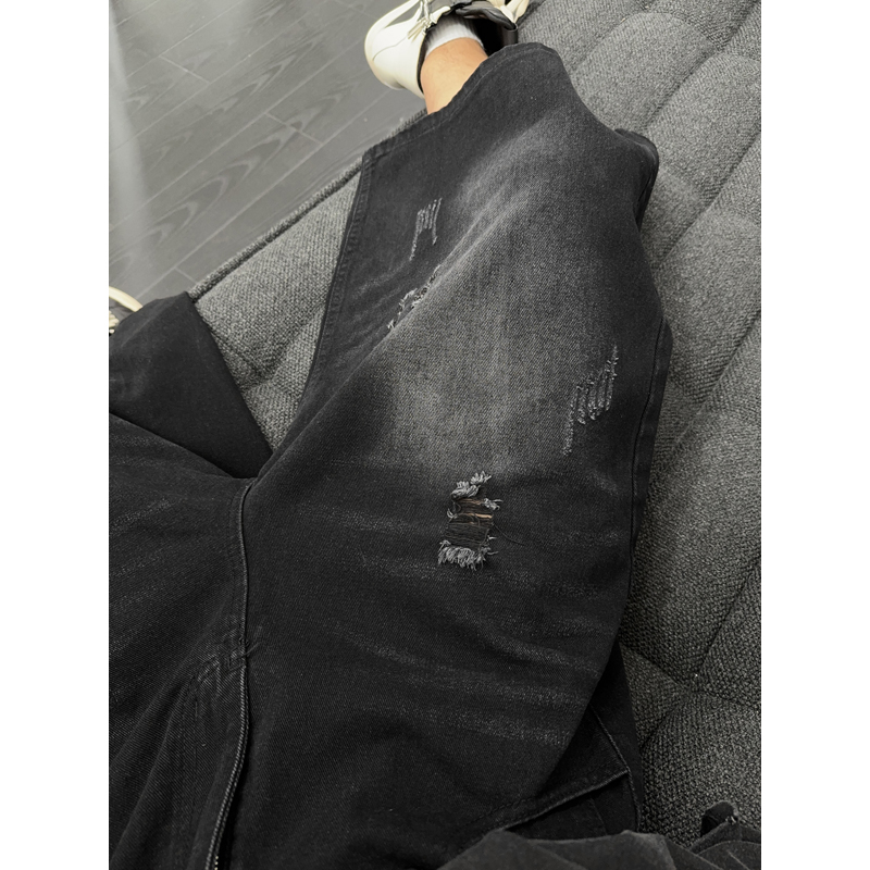 شورت جينز أمريكي للجنسين بتصمي - مراجعة Distressed Jean Rip وسعره