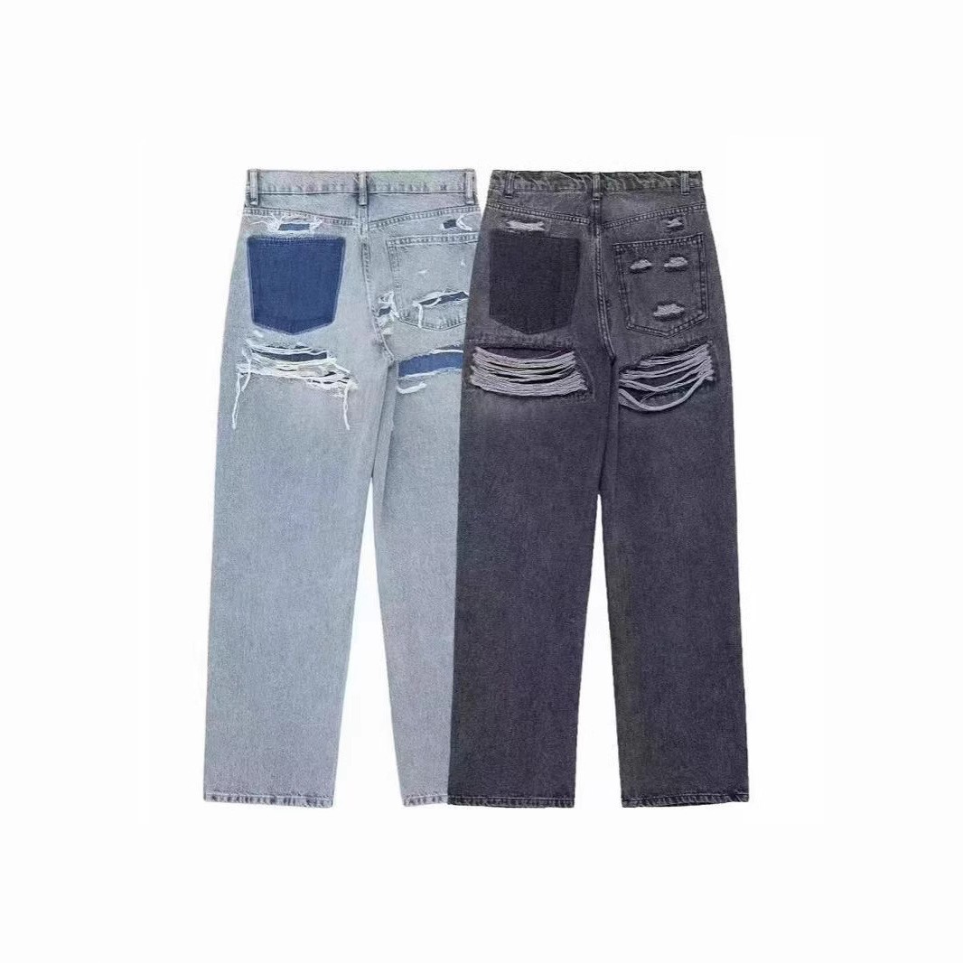 جينز نسائي بخصر متوسط وقصة فضف - مراجعة Distressed Jean Rip وسعره