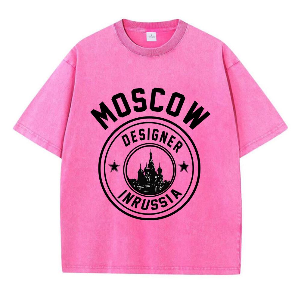 تي شيرت نسائي قطن مغسول برقبة  - مراجعة Street Fashion Russia وسعره