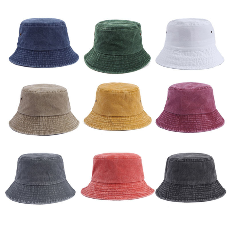 شعار مخصص طباعة التطريز الأورو - مراجعة Bucket Hat Embroidered وسعره