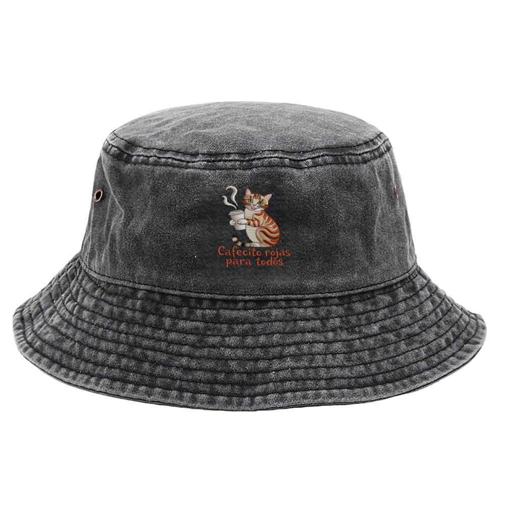 قبعة صياد من الفيسكوز المغسول  - مراجعة Bucket Hat Embroidered وسعره