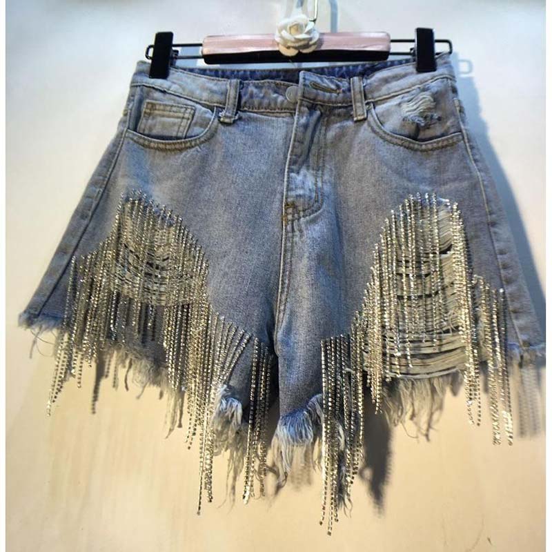 شورت جينز نسائي 2026 بتصميم مم - مراجعة Distressed Jean Rip وسعره