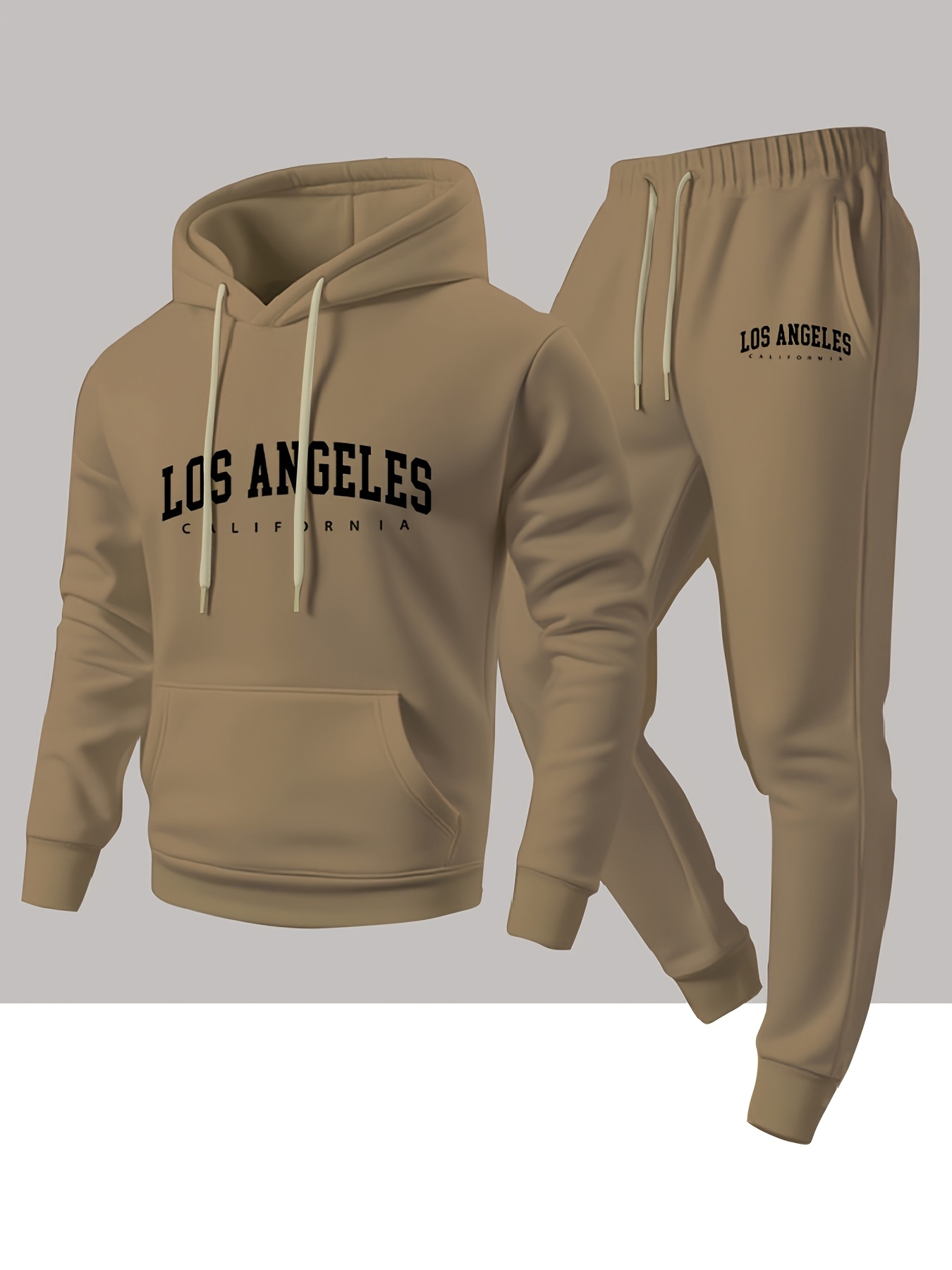 طقم رياضي رجالي من قطعتين بتصم - مراجعة Graphic Hoodie Streetwear وسعره