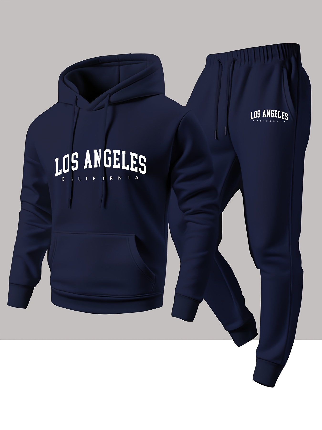 طقم رياضي رجالي من قطعتين بتصم - مراجعة Graphic Hoodie Streetwear وسعره