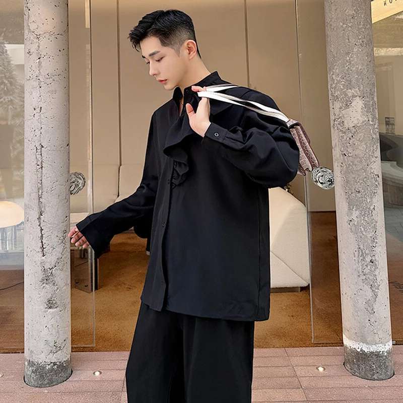 قميص رجالي طويل بأكمام طويلة ب - مراجعة Street Fashion Reviews وسعره