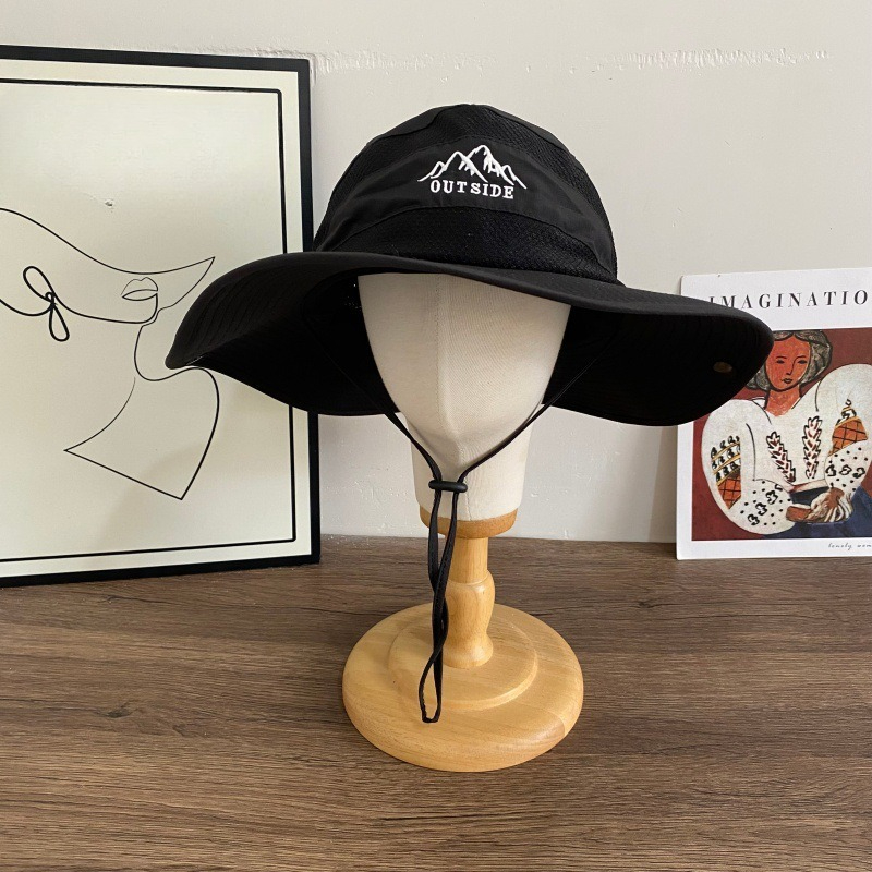 قبعة صيفية مطرزة للحماية من ال - مراجعة Bucket Hat Embroidered وسعره