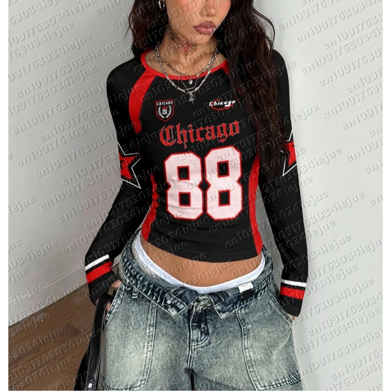 تي شيرت مريح بأكمام راجلان من  - مراجعة Street Fashion Chicago وسعره