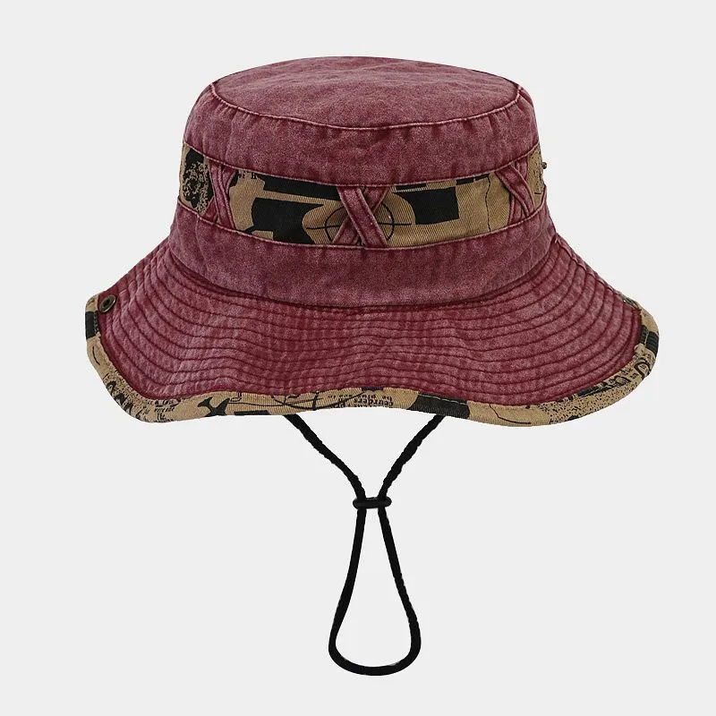 دلو بنمط تطريز بحروف للرجال وا - مراجعة Bucket Hat Embroidered وسعره