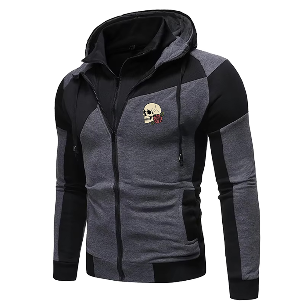 هودي رجالي بتصميم رقع وسحاب، ب - مراجعة Graphic Hoodie Streetwear وسعره