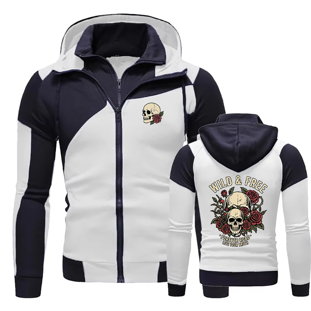هودي رجالي بتصميم رقع وسحاب، ب - مراجعة Graphic Hoodie Streetwear وسعره
