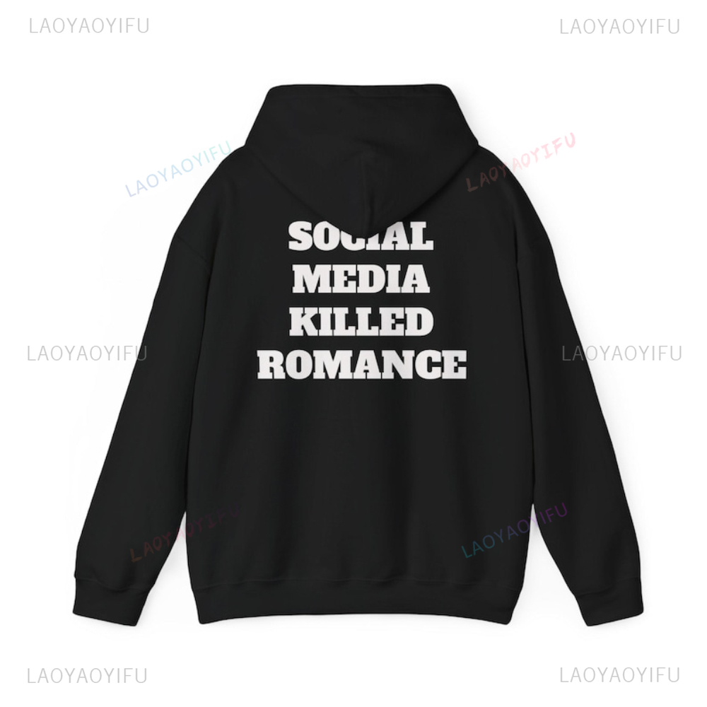 وسائل التواصل الاجتماعي اقتل ا - مراجعة Graphic Hoodie Streetwear وسعره