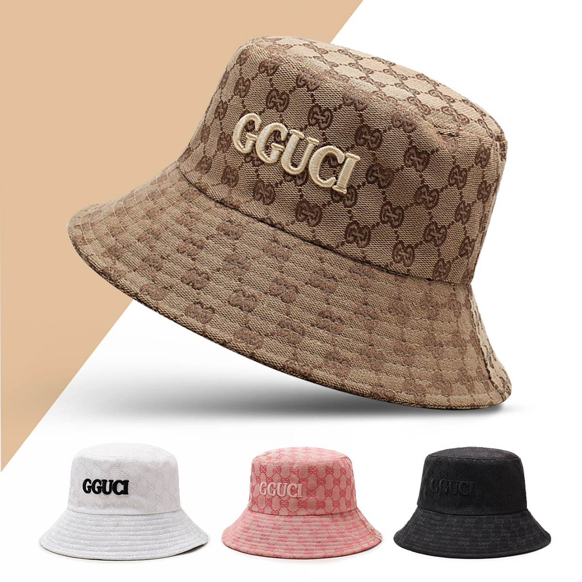 للجنسين أبيض وأسود خطابات مطرز - مراجعة Bucket Hat Embroidered وسعره